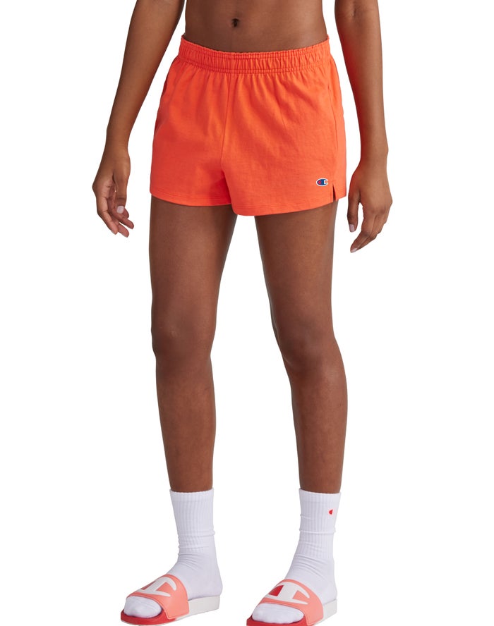 Champion Womens Shorts NZ - Practice 3.5 Orange ( 0649-YMEFT )